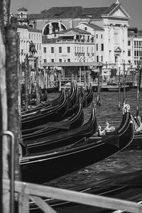 Boats in canal