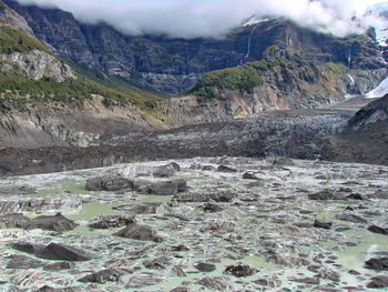 Aerial view of landscape against sky