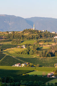 Panoramic view over the prosecco hills