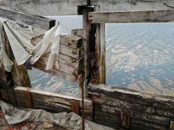 Clothes drying on clothesline