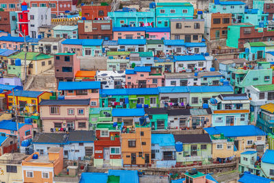 Full frame shot of buildings in city