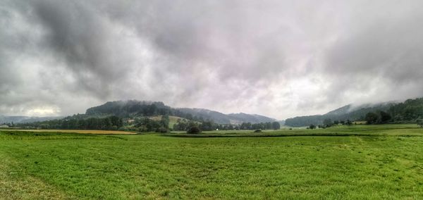 Scenic view of landscape against sky