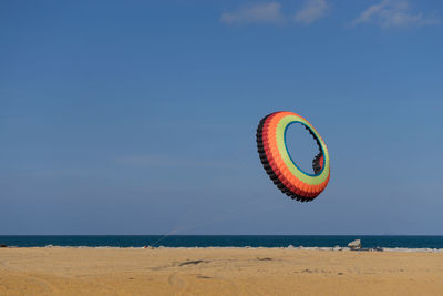 A modern and big kite festival during hot and windy season in terengganu, malaysia.