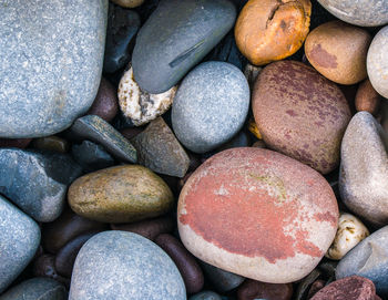 Full frame shot of pebbles