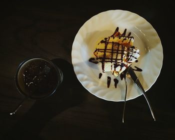 Close-up of food on table