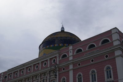 Low angle view of historical building against sky