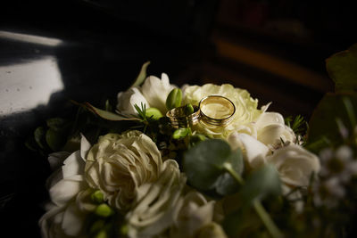 Close-up of rose bouquet