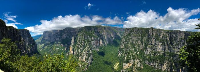 Panoramic view of landscape against sky