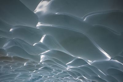 Full frame shot of frozen water