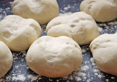 Close-up of bread dough