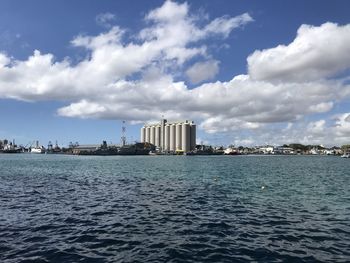 Sky cloud, nature,ocean, reflection, building 