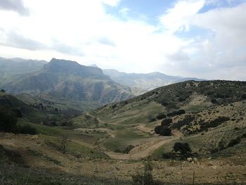 Scenic view of landscape against sky