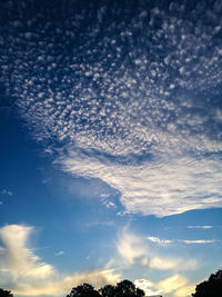 Low angle view of sky