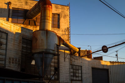 Low angle view of buildings against sky