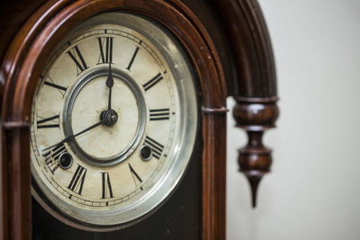 Close-up of old clock