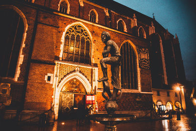 Low angle view of church