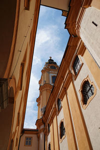 Low angle view of building against sky