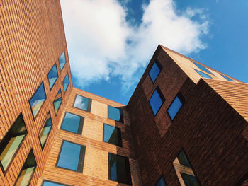 Low angle view of building against sky