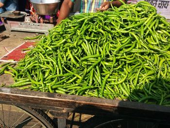 Low section of man for sale at market