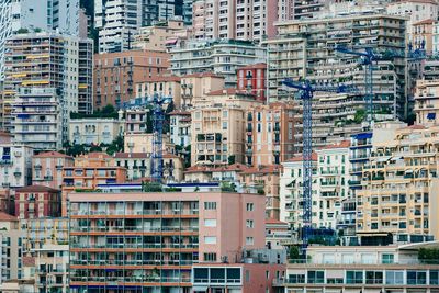 Full frame shot of skyscrapers