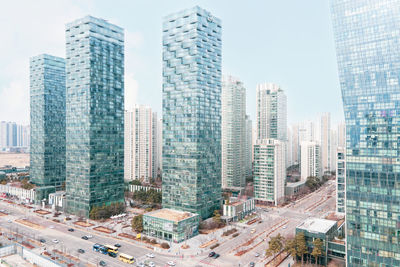 Modern buildings in city