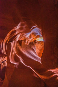 Close-up of rock formation