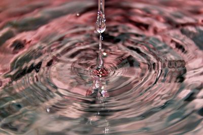 Full frame shot of water splashing