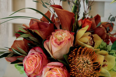 Close-up of rose bouquet