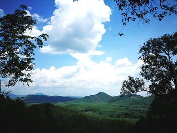 Scenic view of landscape against sky