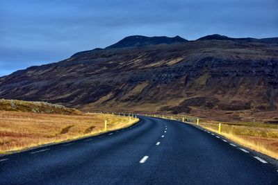 Road trip to grundarfjordur fjord in iceland