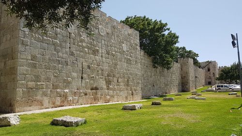 View of old ruin building