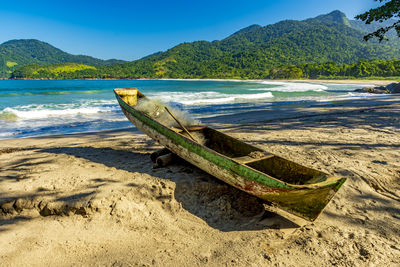 Boat on beach