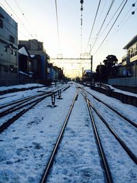 Railroad track with railroad tracks