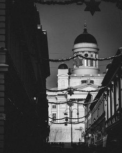 Low angle view of building against sky