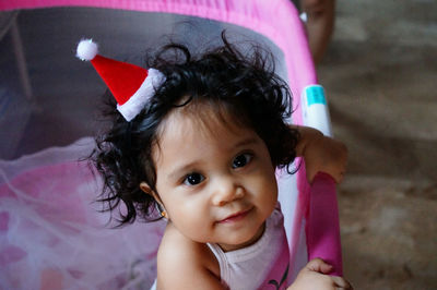 Portrait of smiling girl