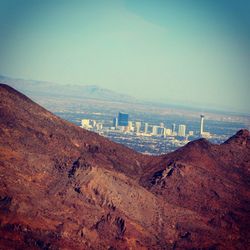 Scenic view of mountains