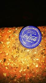 Close-up of object on table