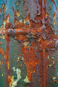 Full frame shot of rusty metal