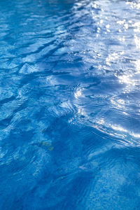 High angle view of swimming pool