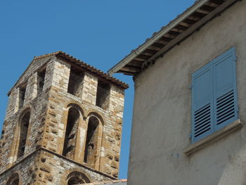 Low angle view of building against sky