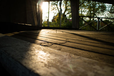 Close-up of hardwood floor