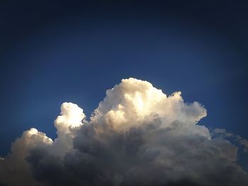 Low angle view of clouds in sky