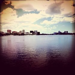 River with buildings in background