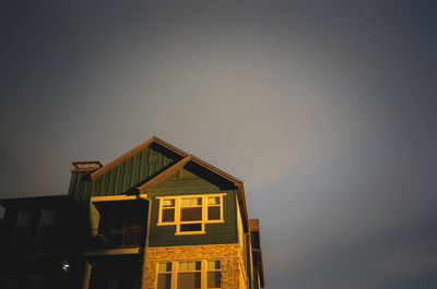 Low angle view of building against sky