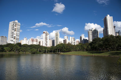 City skyline against sky