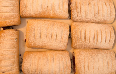 Directly above shot of bread