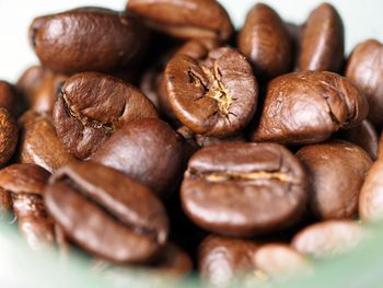 Close-up of coffee beans