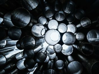 Full frame shot of stack of stones