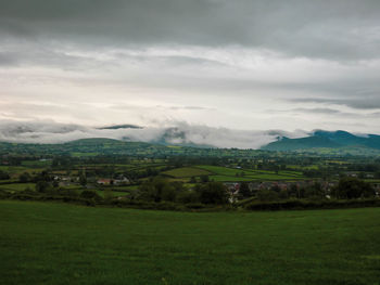 Scenic view of landscape against sky