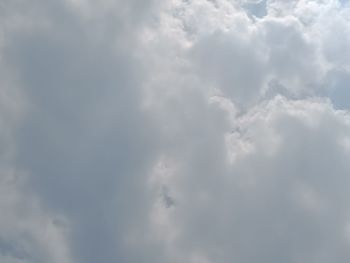 Low angle view of clouds in sky